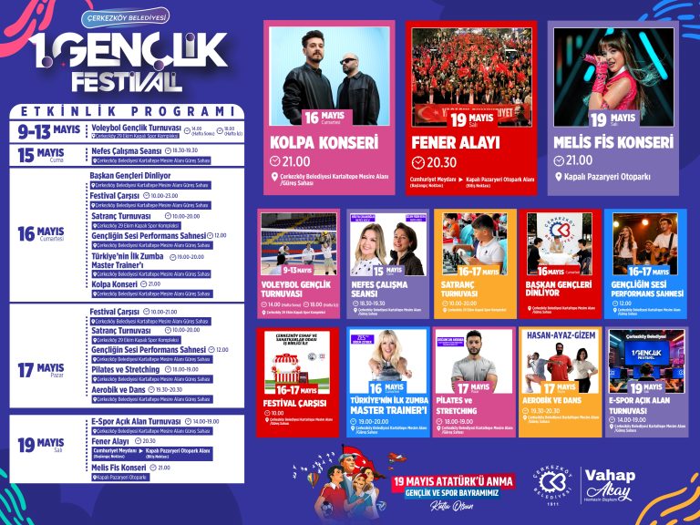 1. GENÇLİK FESTİVALİMİZ BAŞLIYOR