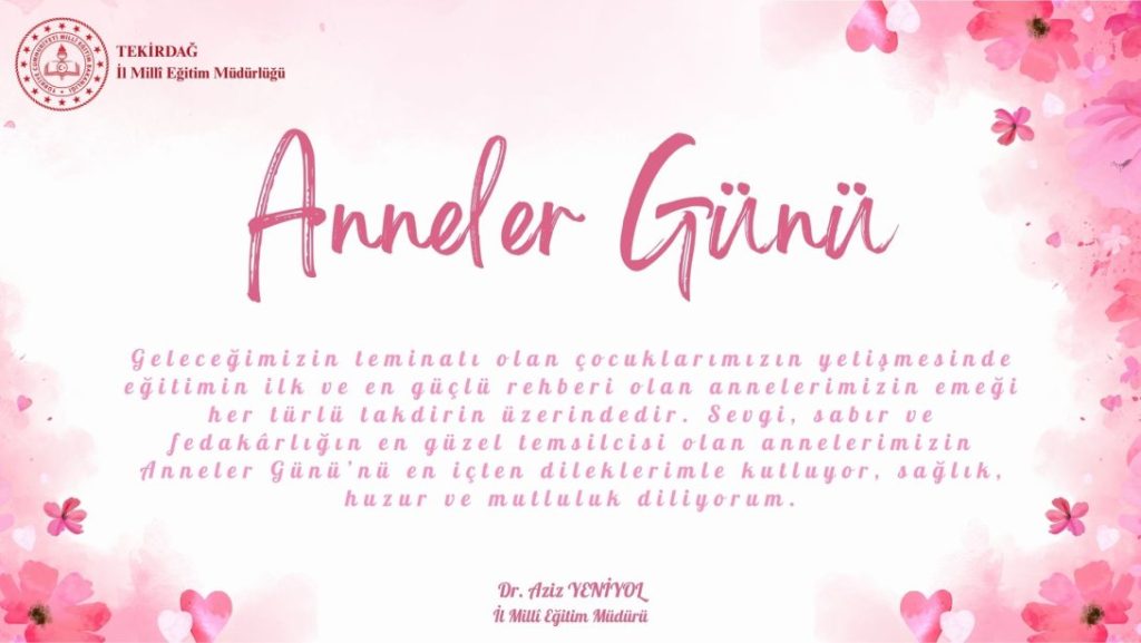 Anneler Günü Mesajı