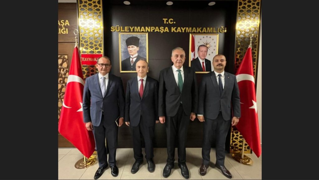 Kaymakamımız Sayın Mahmut Nedim TUNÇER, Milli Eğitim Bakanlığı Müfettişleri Ertan BOYLU ve Anıl ÖZBÖRME...