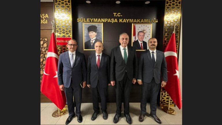 Kaymakamımız Sayın Mahmut Nedim TUNÇER, Milli Eğitim Bakanlığı Müfettişleri Ertan BOYLU ve Anıl ÖZBÖRME...
