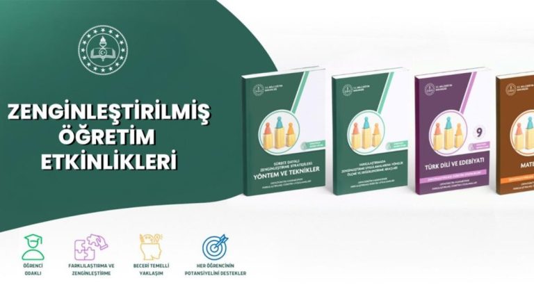"ZENGİNLEŞTİRİLMİŞ ÖĞRETİM ETKİNLİKLERİ KİTAPLARI" YAYIMLANDI