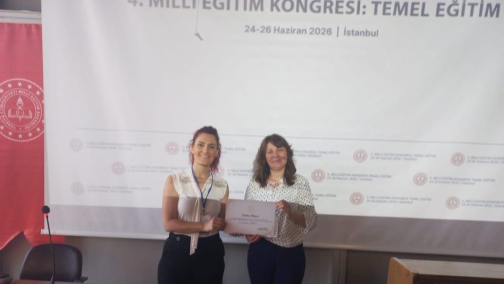 Çorlu Bilim ve Sanat Merkezi Öğretmeni, 4. Millî Eğitim Kongresi'nde Bildiri Sundu