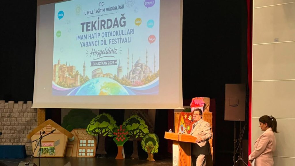 Tekirdağ İmam Hatip Ortaokulları Yoğunlaştırılmış Yabancı Dil Festivali Düzenlendi