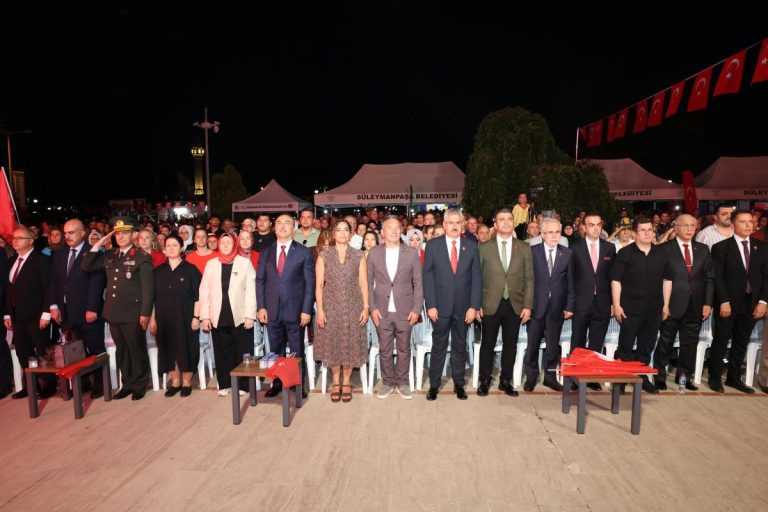 TEKİRDAĞ NKÜ 15 TEMMUZ DEMOKRASİ VE MİLLİ BİRLİK GÜNÜ ANMA ETKİNLİKLERİNE KATILDI