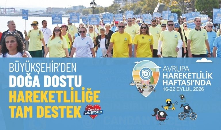 BÜYÜKŞEHİR'DEN DOĞA DOSTU HAREKETLİLİĞE TAM DESTEK