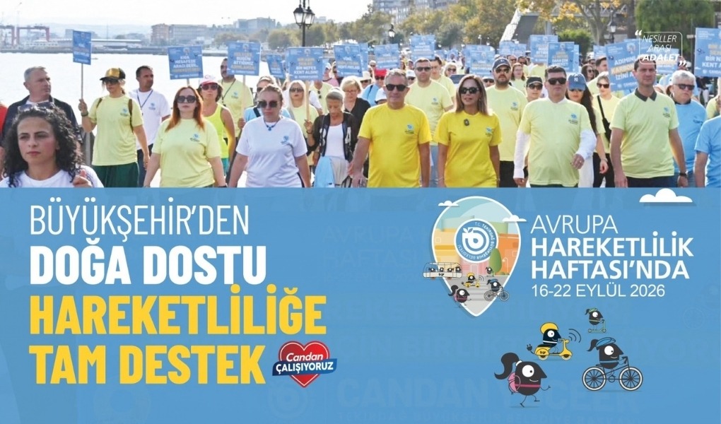 BÜYÜKŞEHİR'DEN DOĞA DOSTU HAREKETLİLİĞE TAM DESTEK