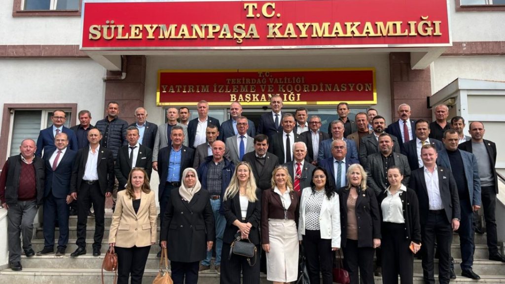 Kaymakamımız Sayın Mahmut Nedim TUNÇER, Muhtarları Makamında Kabul Etti