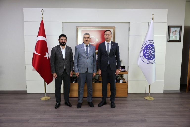 TEKİRDAĞ BARO BAŞKANI’NDAN REKTÖRÜMÜZE ZİYARET