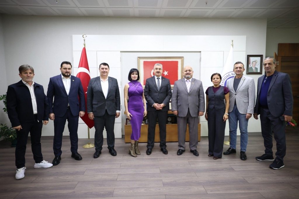Tekirdağ Gazeteciler Derneği Yönetim Kurulundan Rektörümüze Ziyaret