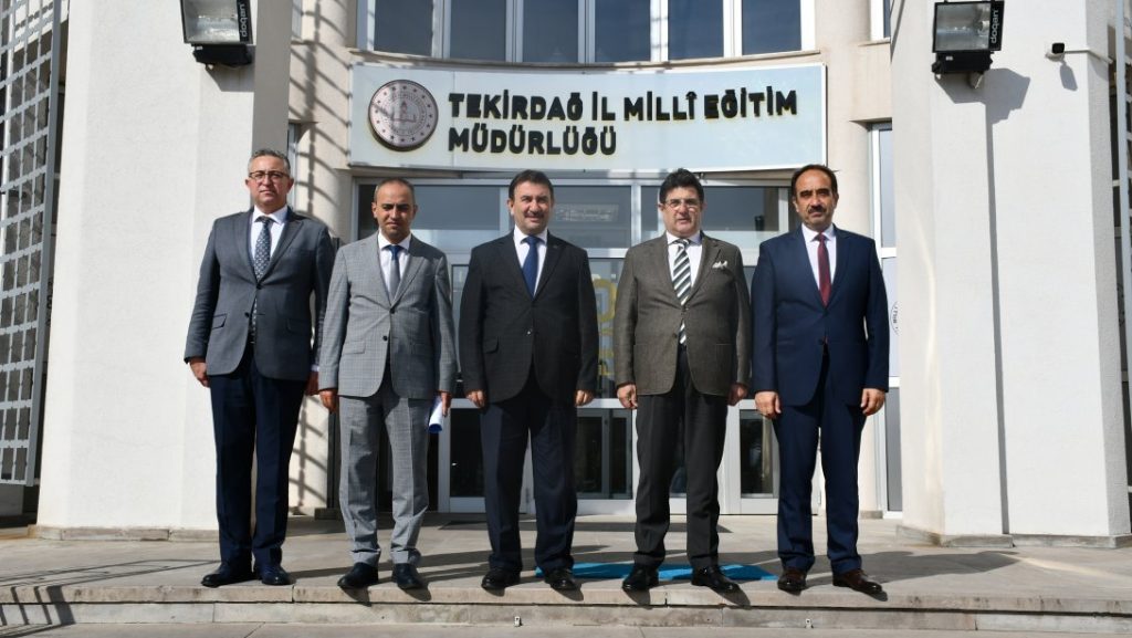 Vali Vekili Mustafa Çek'ten Tekirdağ İl Millî Eğitim Müdürlüğünde Kurum Denetimi